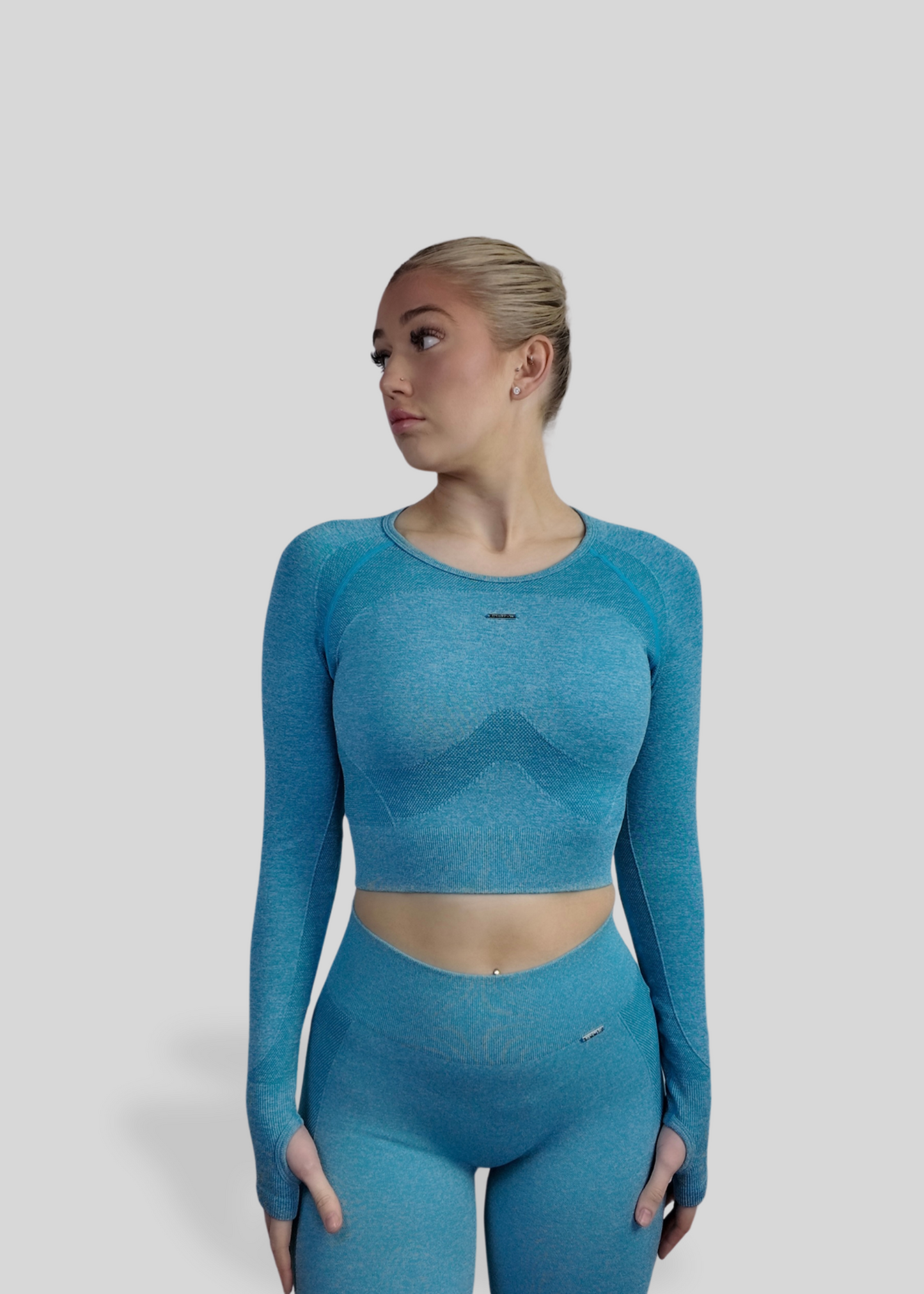 Electro Long Sleeve Crop